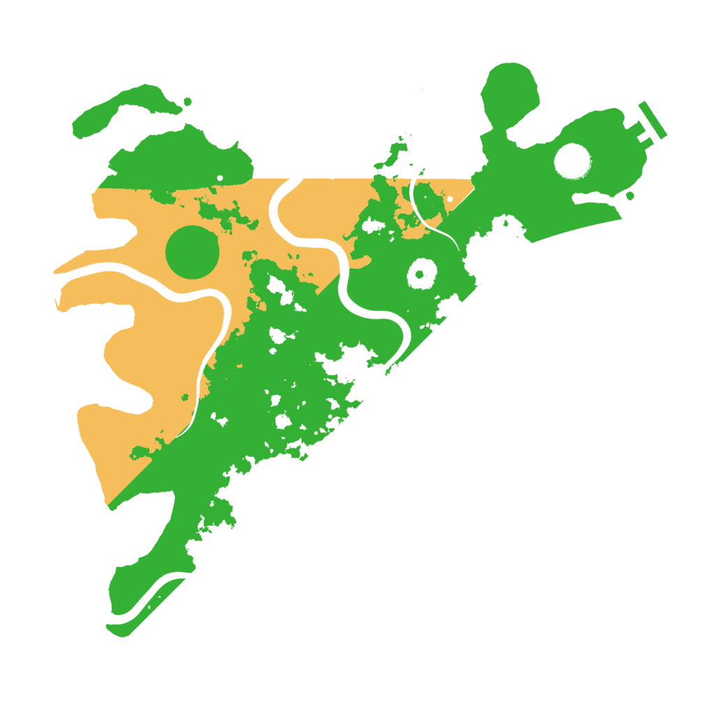 Biome Rust Map: Procedural Map, Size: 3500, Seed: 642630254