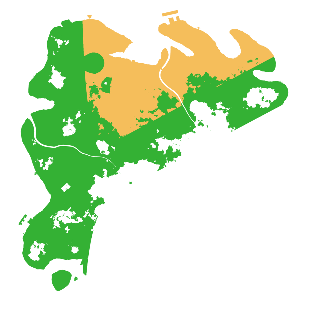 Biome Rust Map: Procedural Map, Size: 3905, Seed: 481981