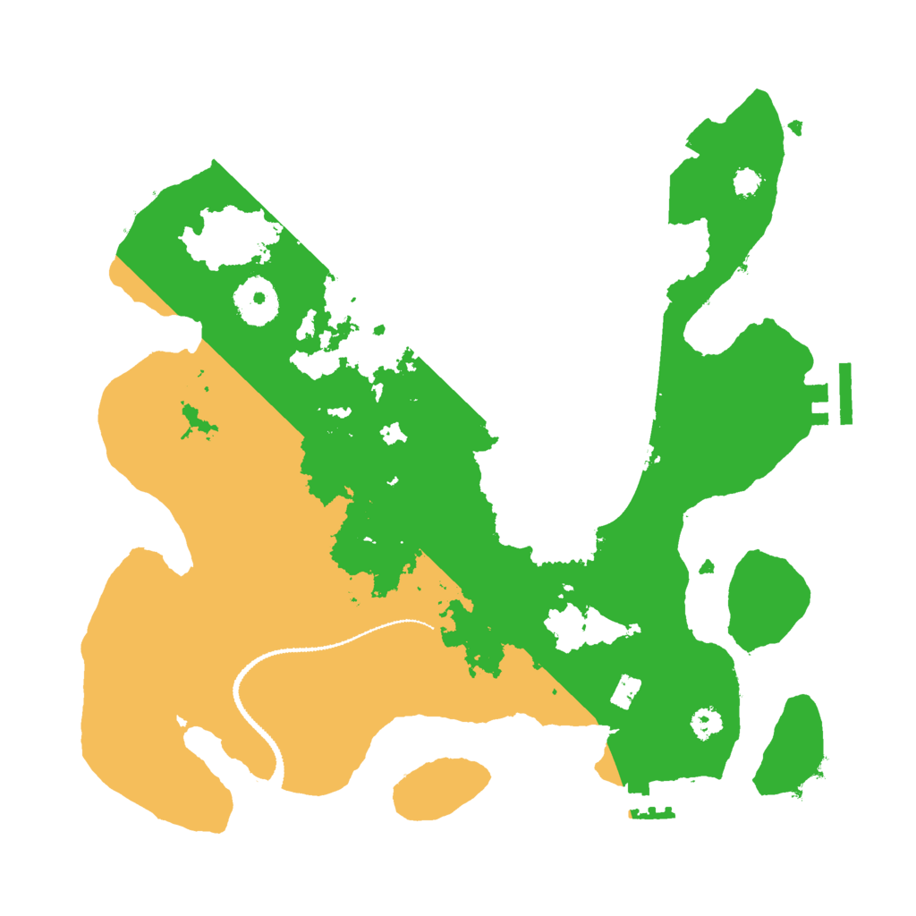 Biome Rust Map: Procedural Map, Size: 3000, Seed: 1688799066