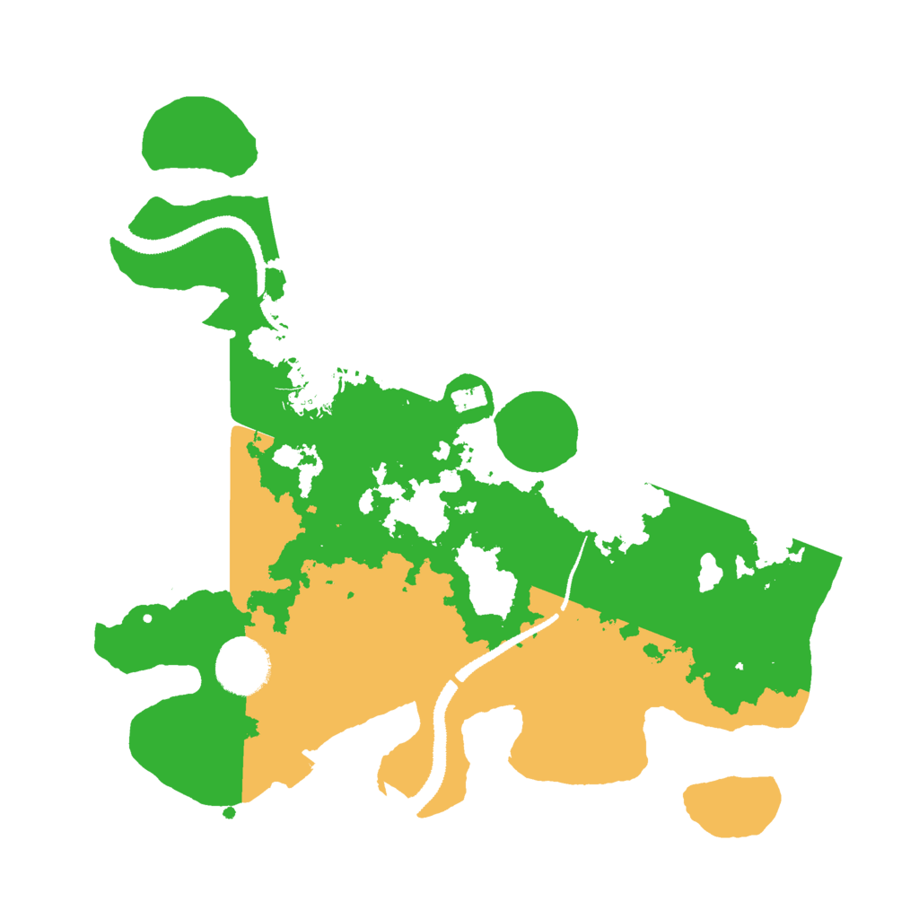 Biome Rust Map: Procedural Map, Size: 3000, Seed: 809918602