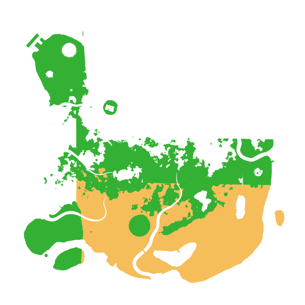 Biome Rust Map: Procedural Map, Size: 3750, Seed: 563372589