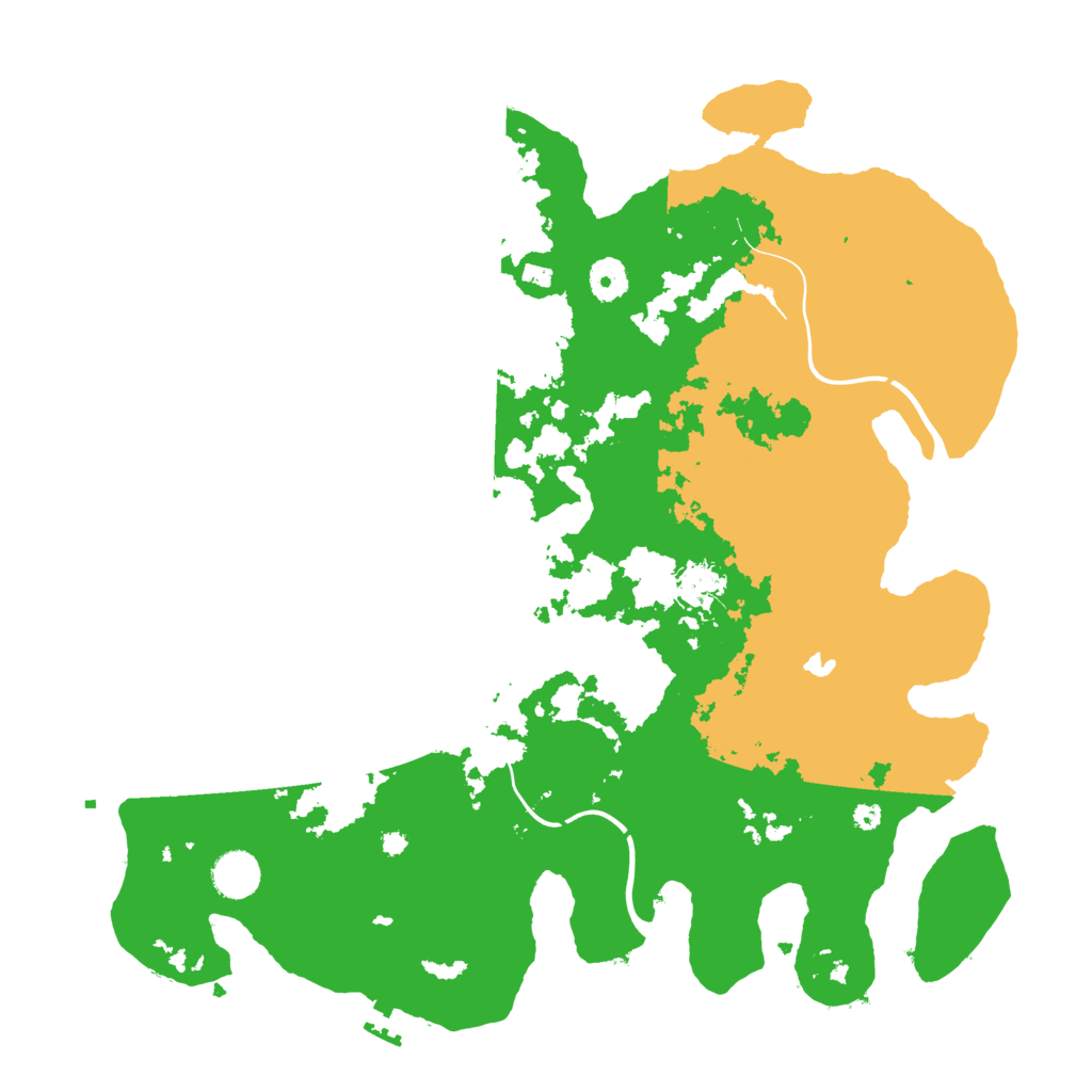 Biome Rust Map: Procedural Map, Size: 4000, Seed: 619321477