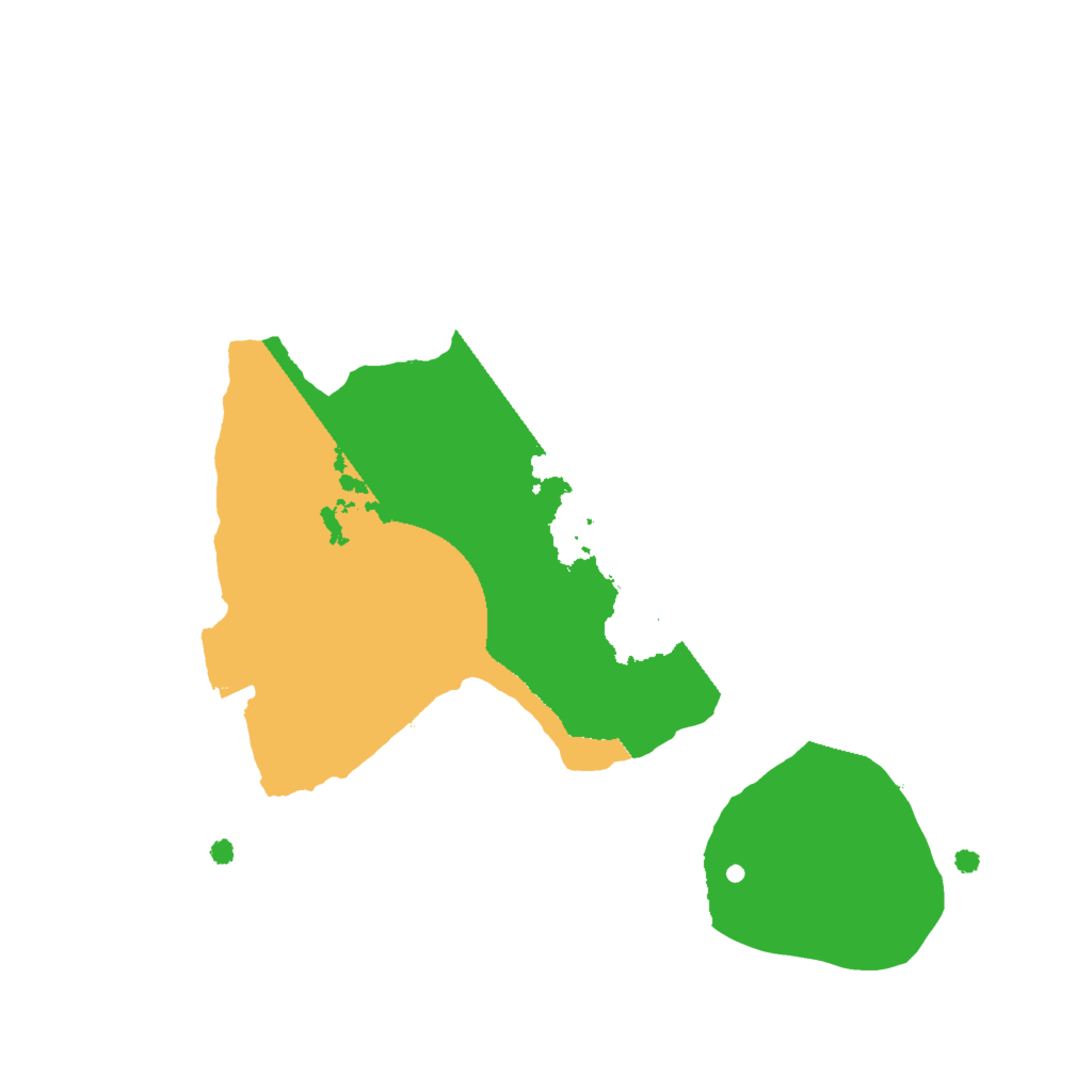 Biome Rust Map: Procedural Map, Size: 1800, Seed: 127379090