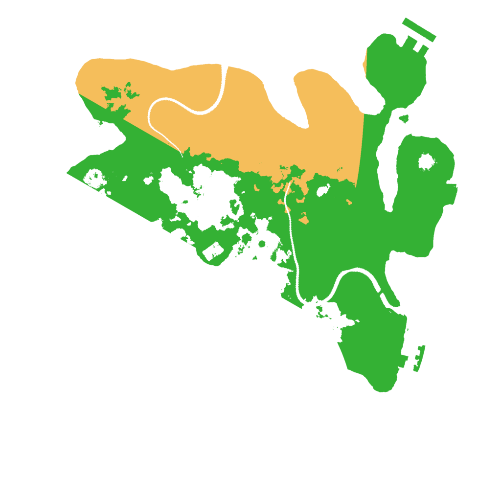 Biome Rust Map: Procedural Map, Size: 2800, Seed: 432882354