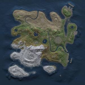 Thumbnail Rust Map: Procedural Map, Size: 2800, Seed: 432882354, 8 Monuments