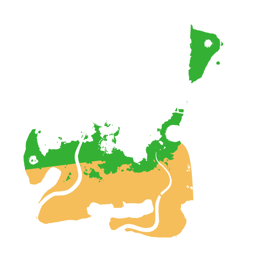 Biome Rust Map: Procedural Map, Size: 3000, Seed: 1664883902
