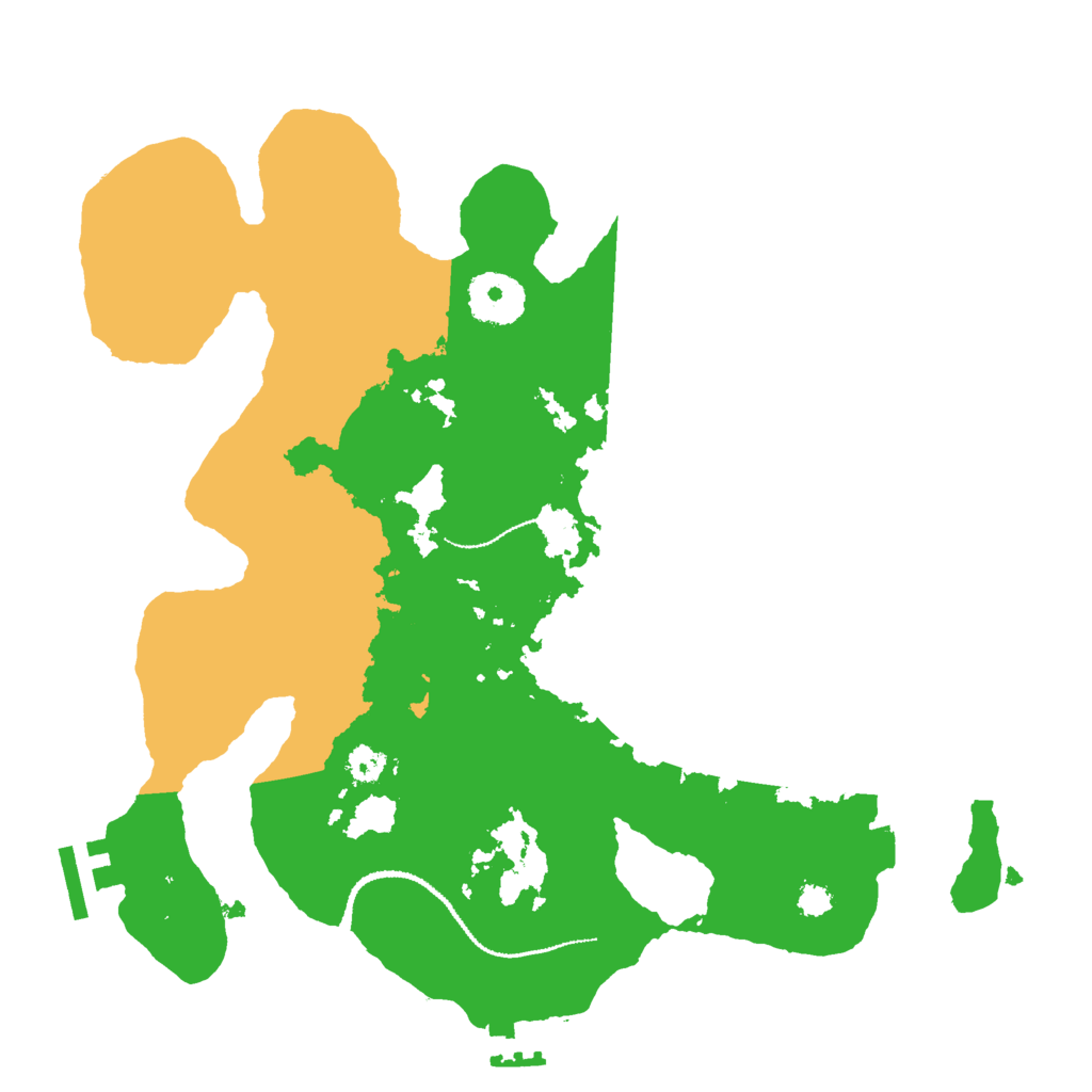 Biome Rust Map: Procedural Map, Size: 3000, Seed: 1063752