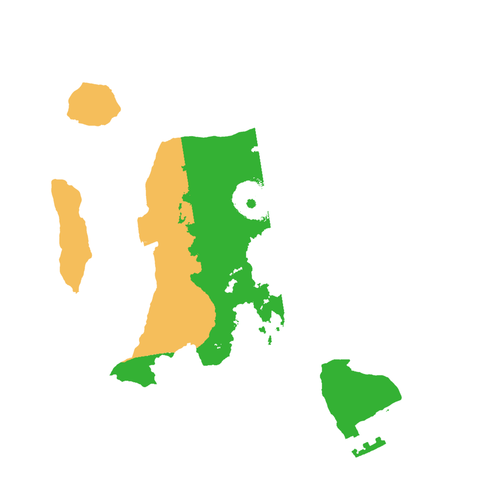 Biome Rust Map: Procedural Map, Size: 2000, Seed: 68