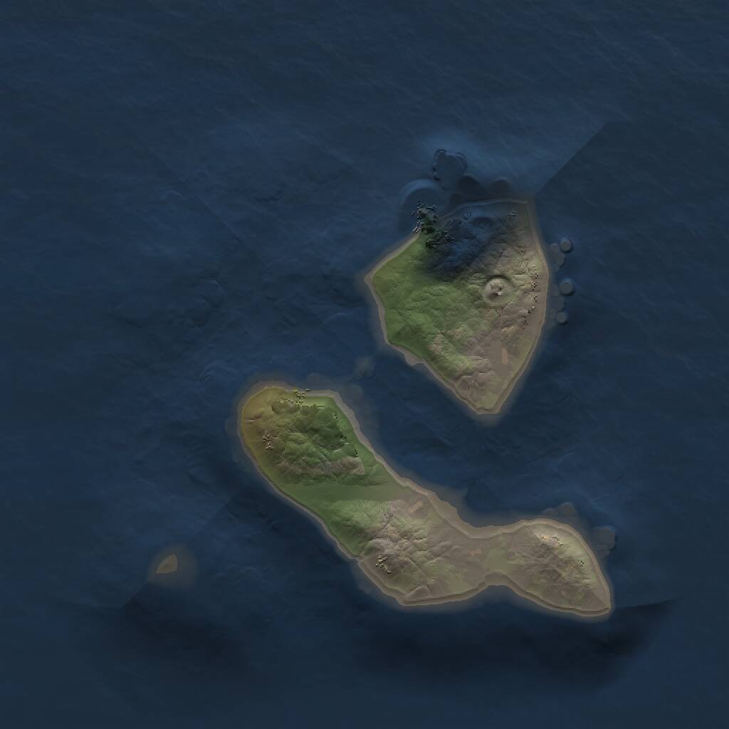 Rust Map: Procedural Map, Size: 1500, Seed: 2012426499, 1 Monuments