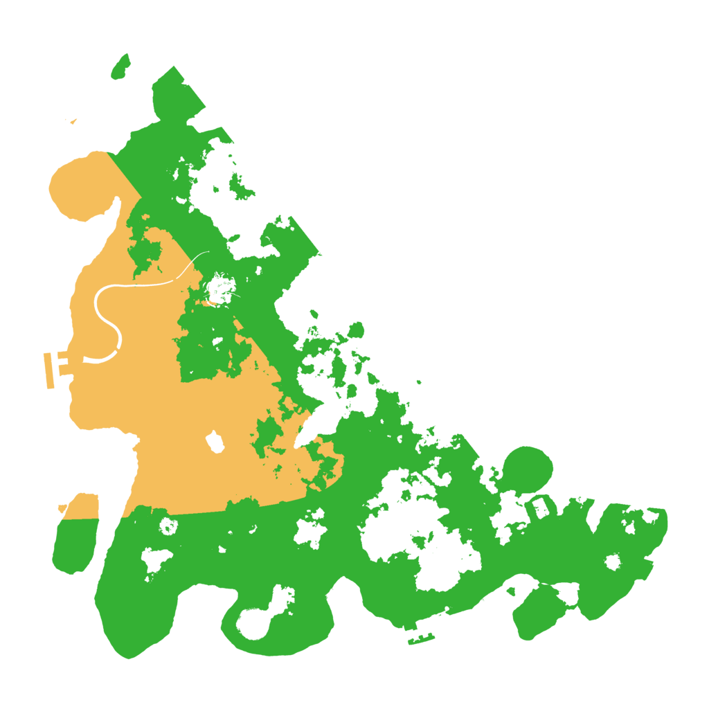 Biome Rust Map: Procedural Map, Size: 4000, Seed: 395862