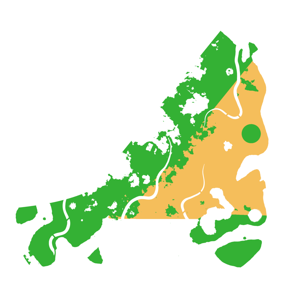 Biome Rust Map: Procedural Map, Size: 4050, Seed: 836725342