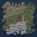 Thumbnail Rust Map: Procedural Map, Size: 4500, Seed: 1750608120, 16 Monuments