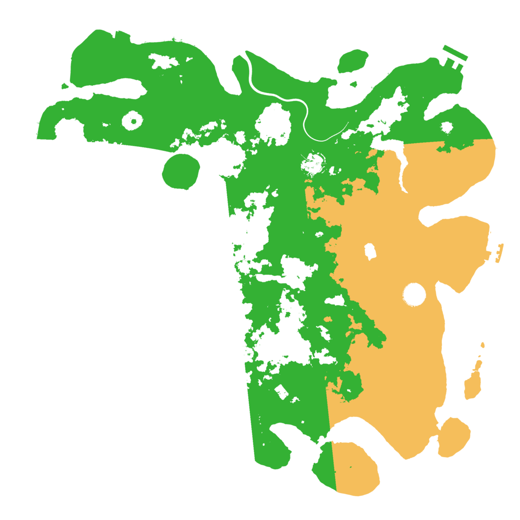 Biome Rust Map: Procedural Map, Size: 4000, Seed: 990552