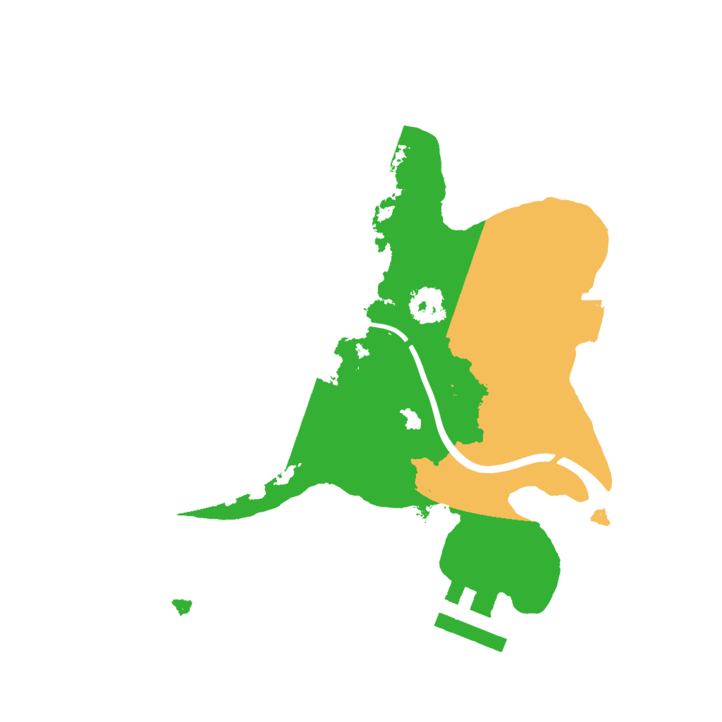 Biome Rust Map: Procedural Map, Size: 2000, Seed: 87624