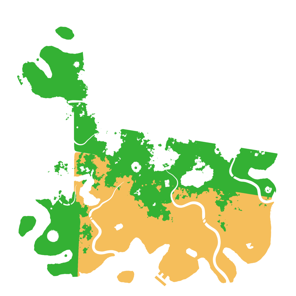 Biome Rust Map: Procedural Map, Size: 4500, Seed: 1875461953