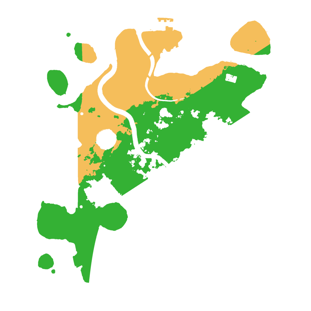 Biome Rust Map: Procedural Map, Size: 3000, Seed: 1828429683