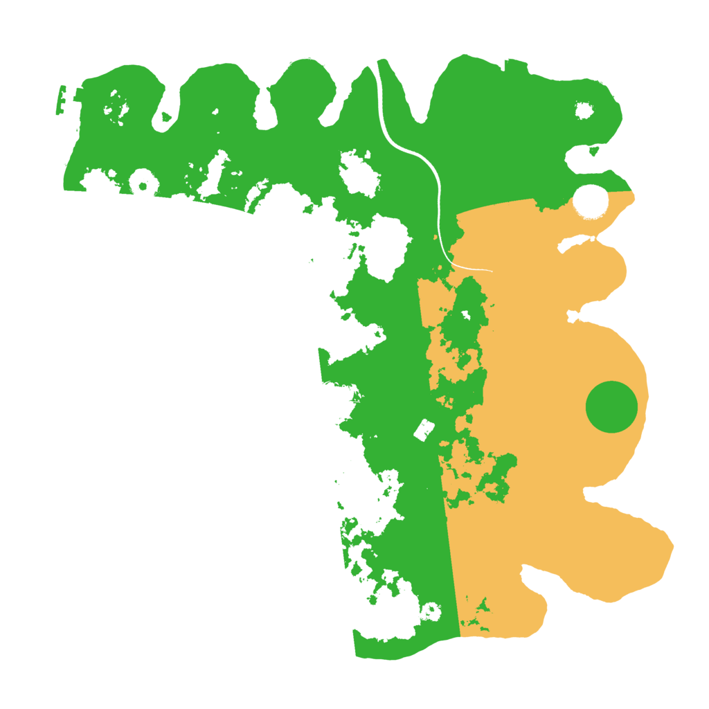 Biome Rust Map: Procedural Map, Size: 3600, Seed: 667