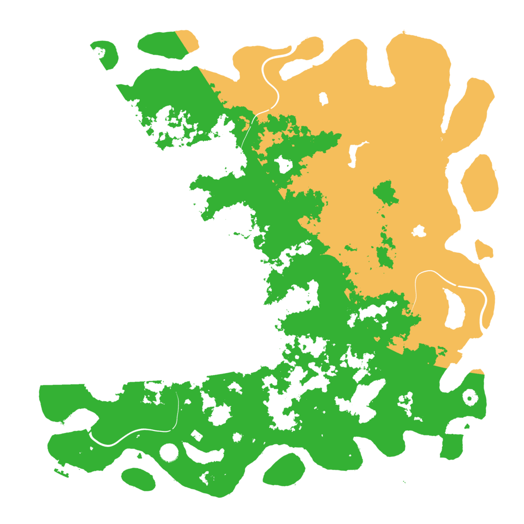 Biome Rust Map: Procedural Map, Size: 5000, Seed: 72831