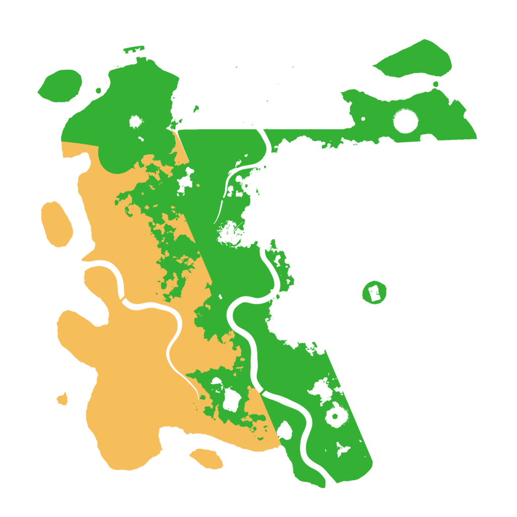 Biome Rust Map: Procedural Map, Size: 3750, Seed: 430746099