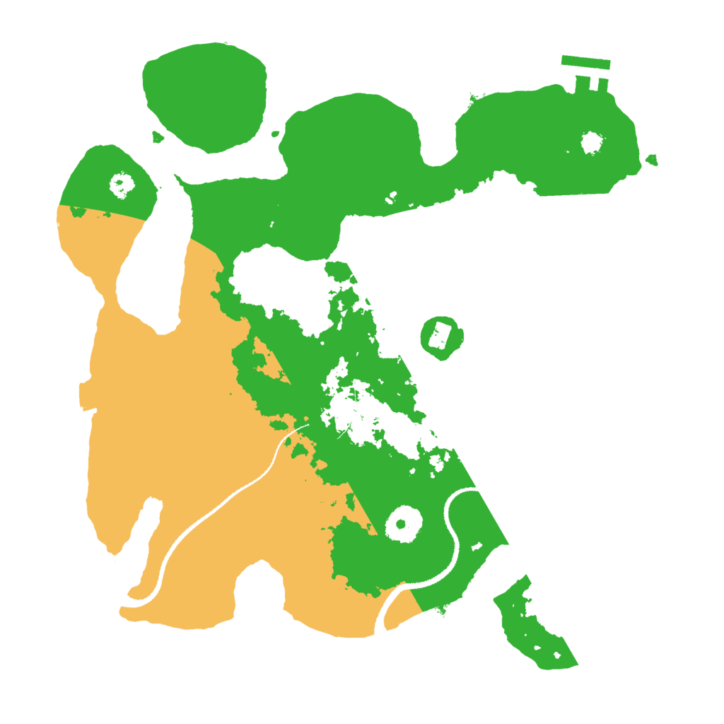 Biome Rust Map: Procedural Map, Size: 3000, Seed: 162057695