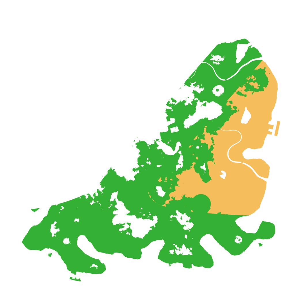 Biome Rust Map: Procedural Map, Size: 4000, Seed: 91888483