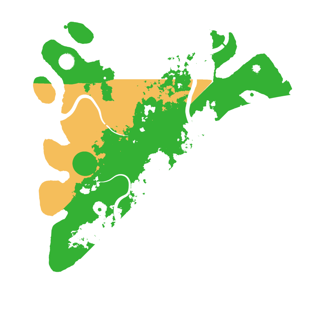 Biome Rust Map: Procedural Map, Size: 3500, Seed: 530427733
