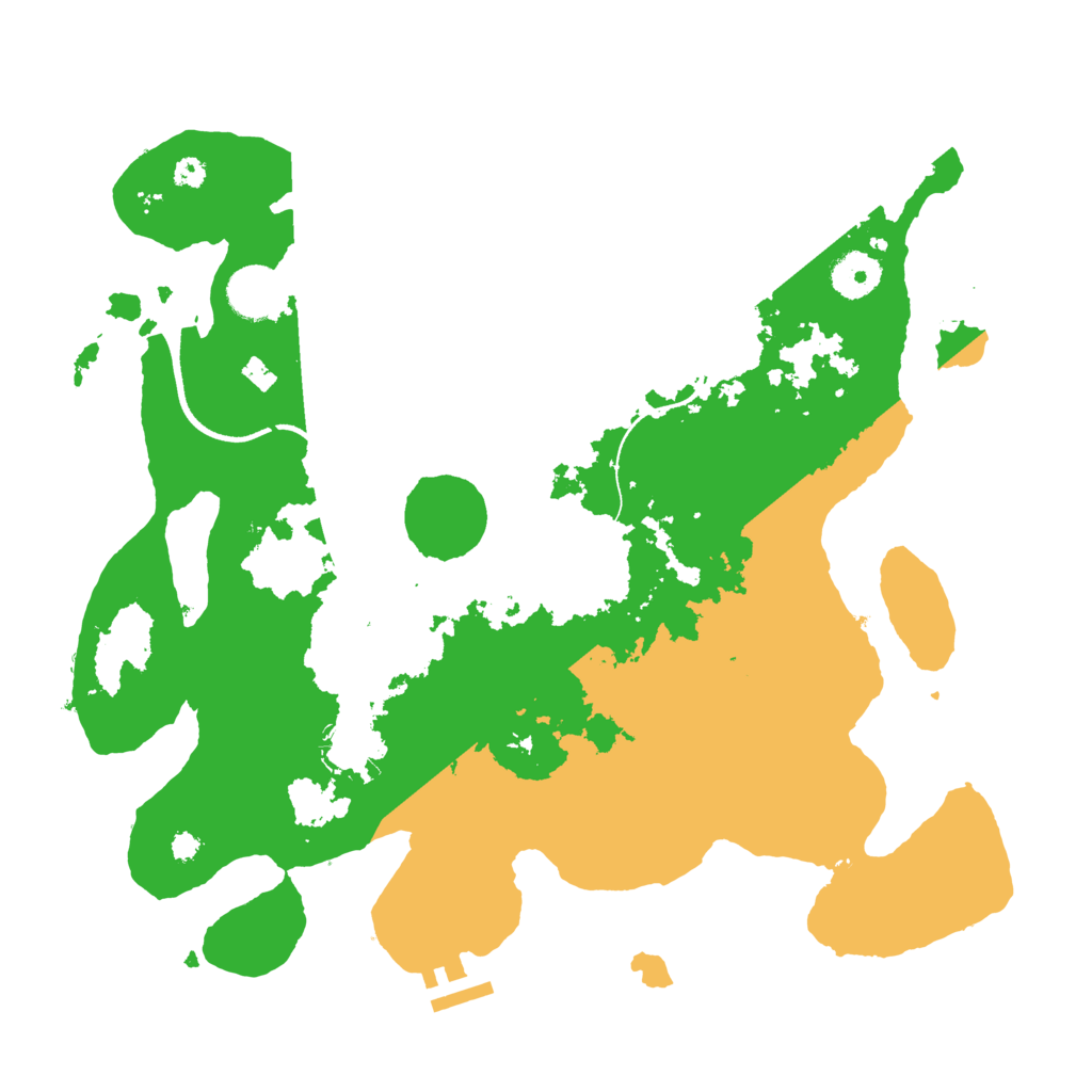 Biome Rust Map: Procedural Map, Size: 3500, Seed: 1967018685