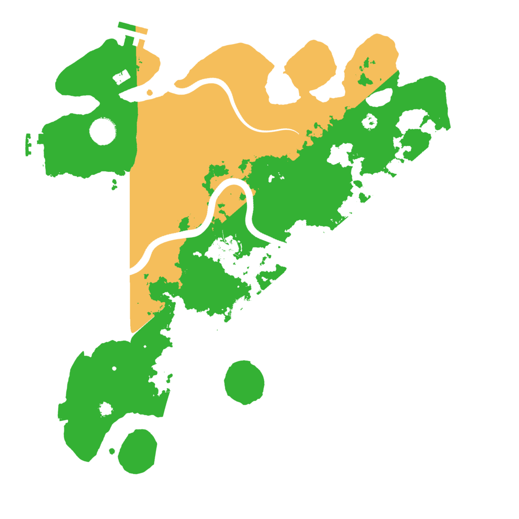 Biome Rust Map: Procedural Map, Size: 3500, Seed: 1254873518