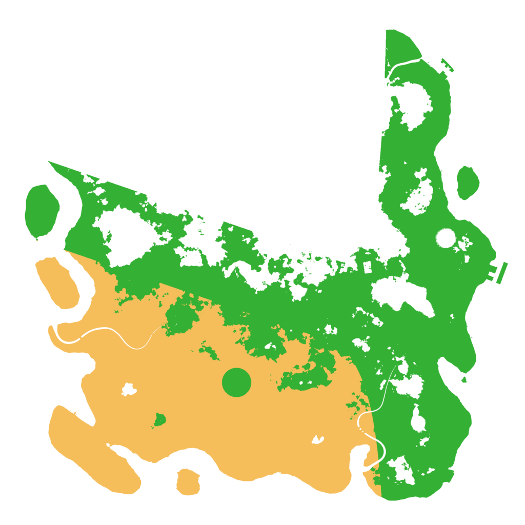 Biome Rust Map: Procedural Map, Size: 4750, Seed: 13552