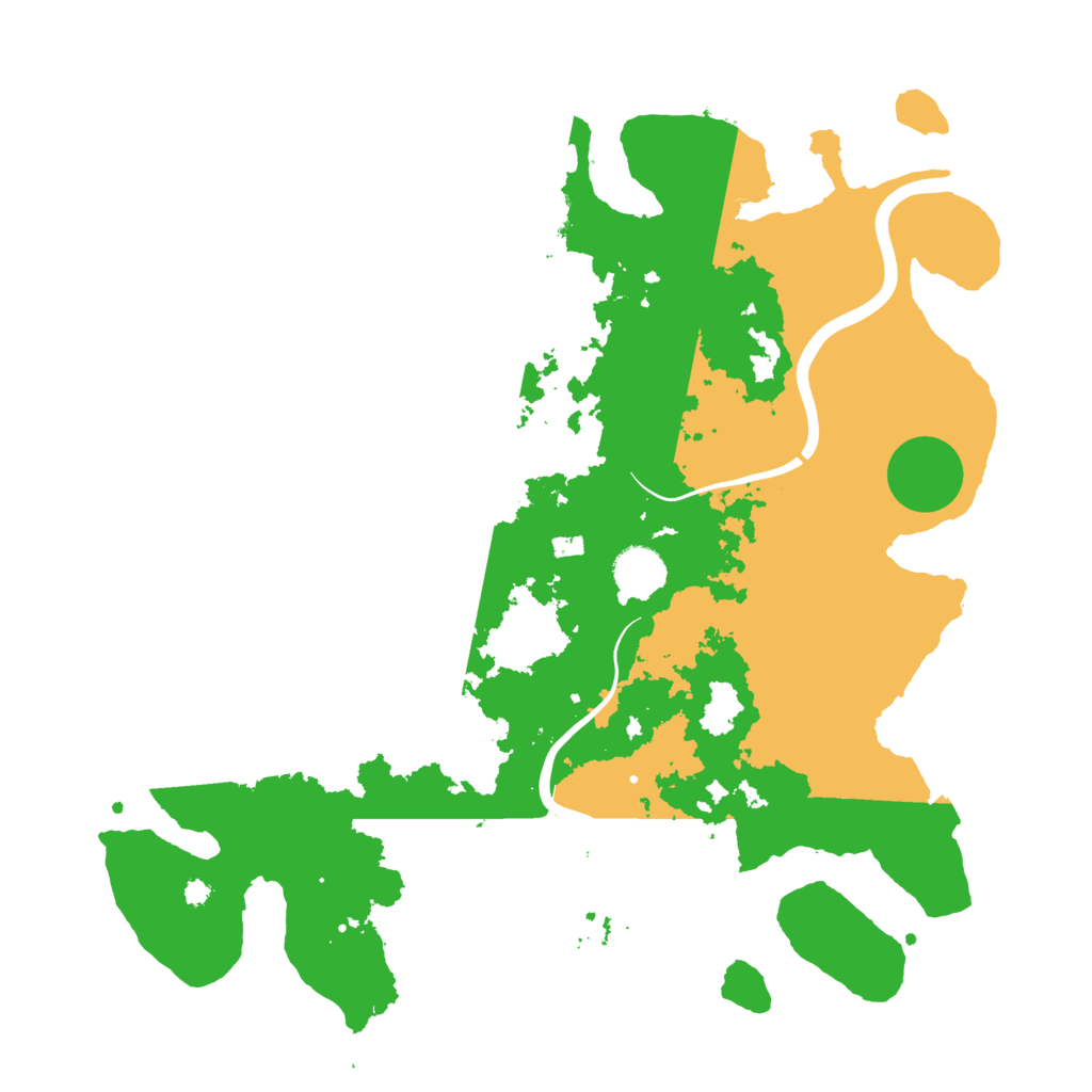 Biome Rust Map: Procedural Map, Size: 3800, Seed: 1281141305