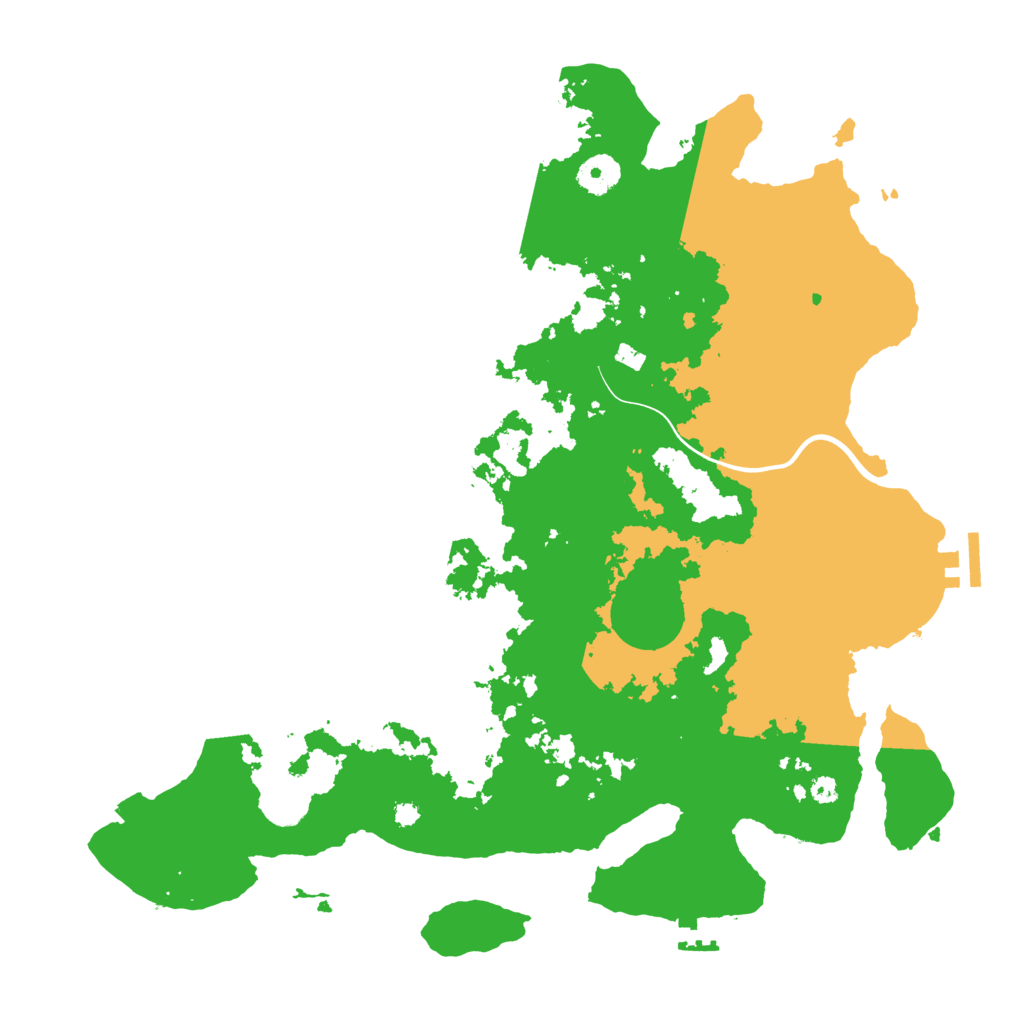 Biome Rust Map: Procedural Map, Size: 3800, Seed: 23544632