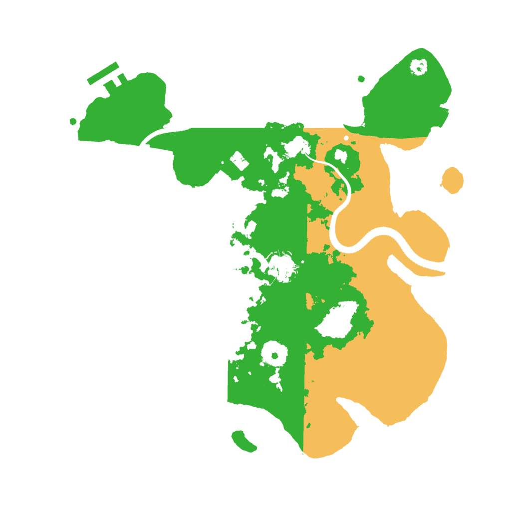 Biome Rust Map: Procedural Map, Size: 3000, Seed: 464073341