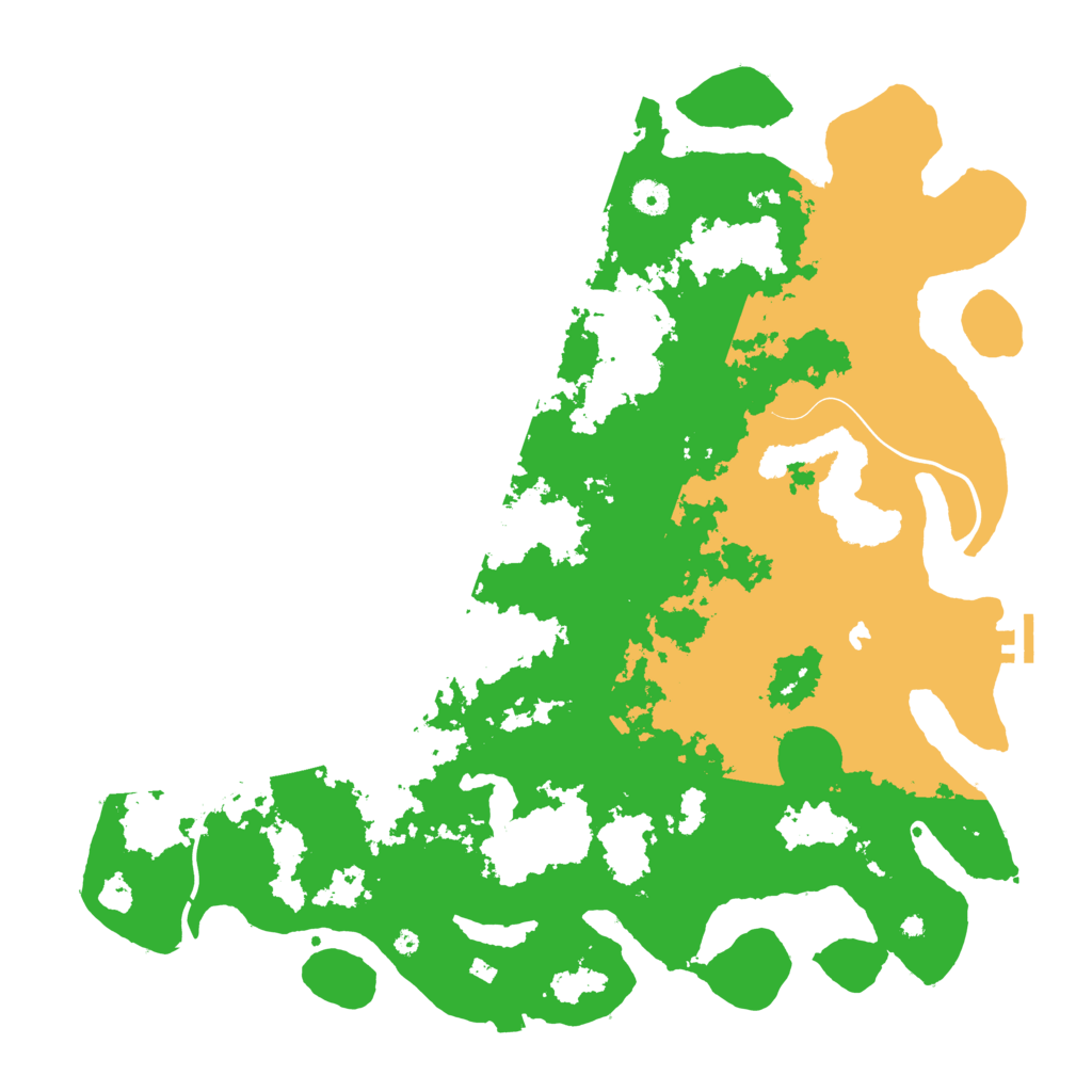 Biome Rust Map: Procedural Map, Size: 4500, Seed: 87624