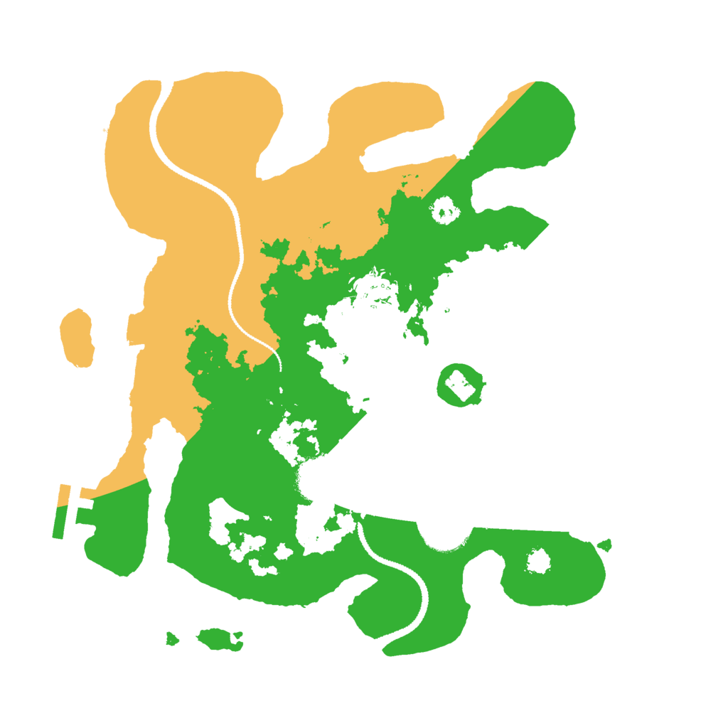 Biome Rust Map: Procedural Map, Size: 2700, Seed: 250623167