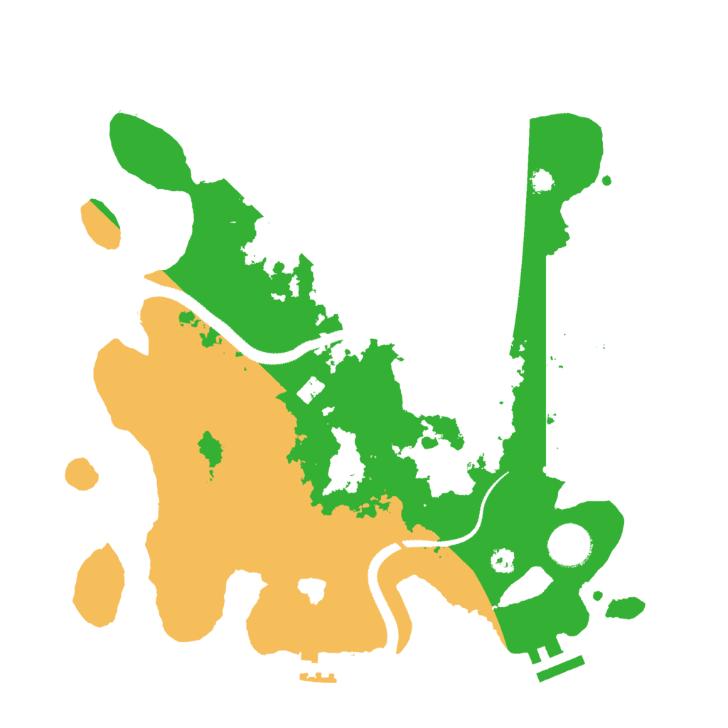 Biome Rust Map: Procedural Map, Size: 3000, Seed: 8011