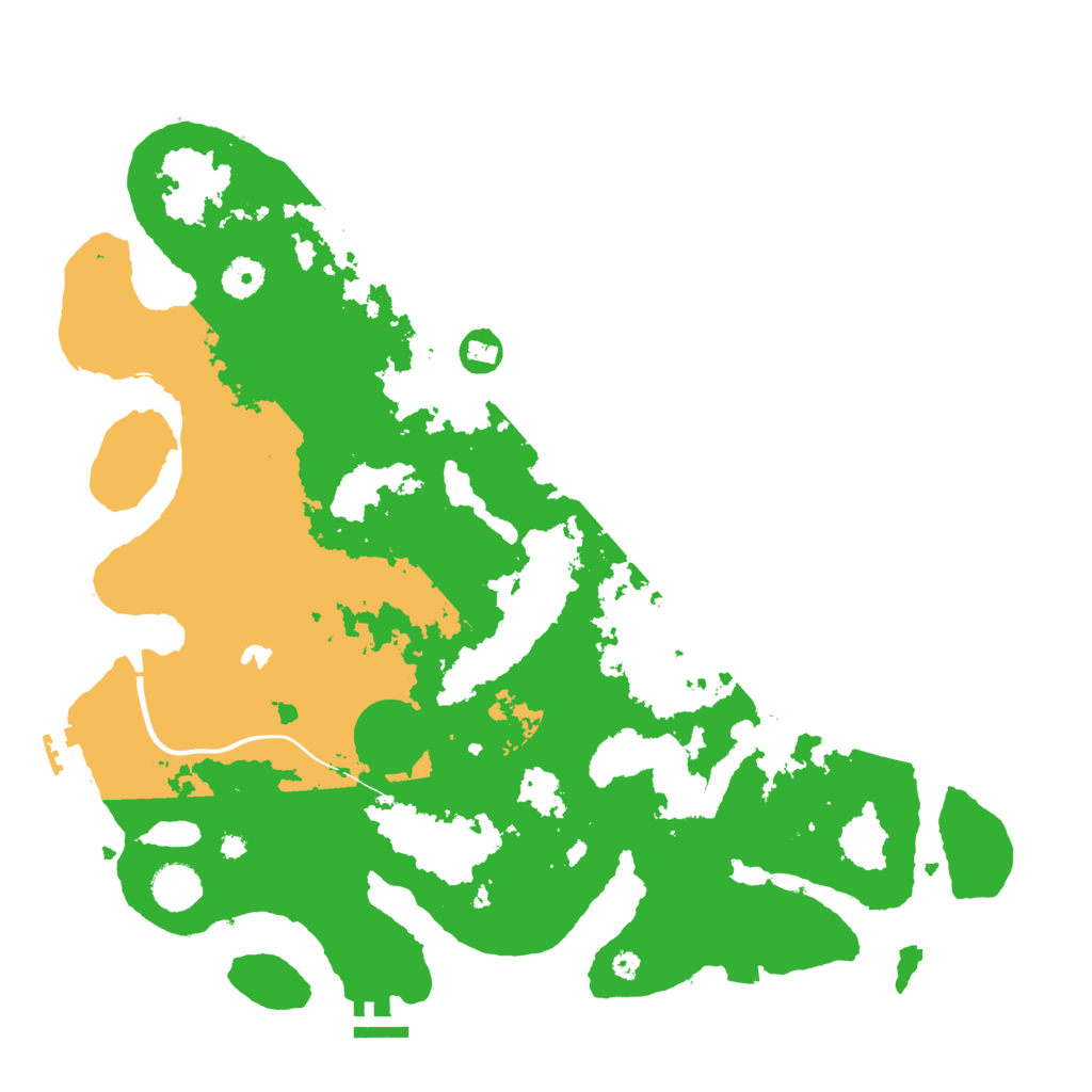 Biome Rust Map: Procedural Map, Size: 4000, Seed: 20241128