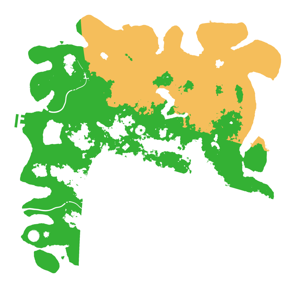 Biome Rust Map: Procedural Map, Size: 4500, Seed: 1457530275