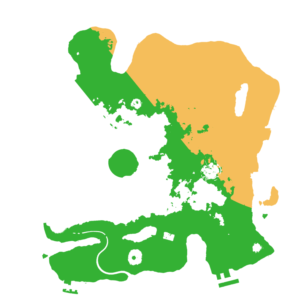 Biome Rust Map: Procedural Map, Size: 3000, Seed: 1118251693