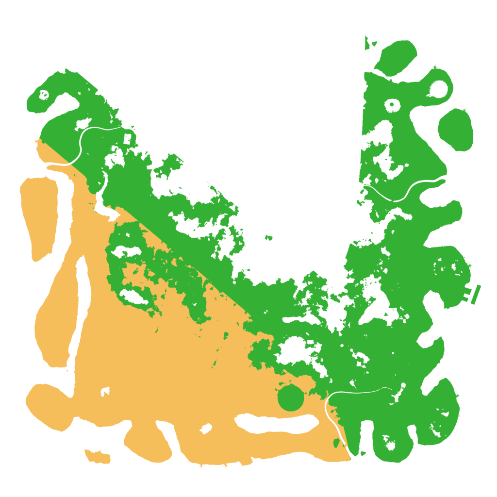 Biome Rust Map: Procedural Map, Size: 5000, Seed: 5402