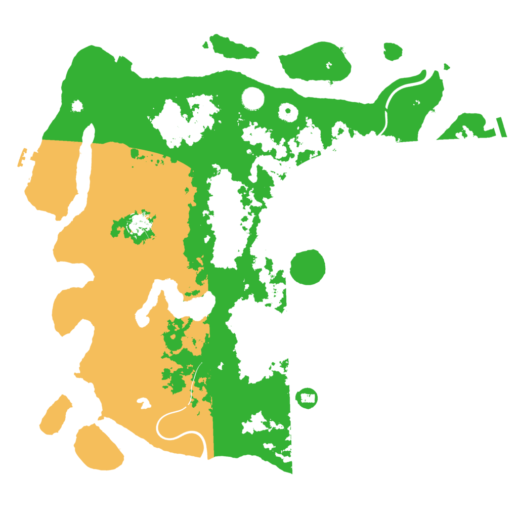Biome Rust Map: Procedural Map, Size: 4000, Seed: 188815