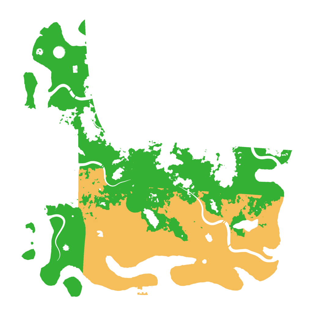 Biome Rust Map: Procedural Map, Size: 4600, Seed: 808779060