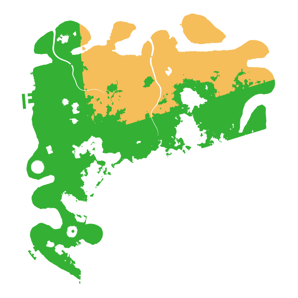 Biome Rust Map: Procedural Map, Size: 4000, Seed: 990551