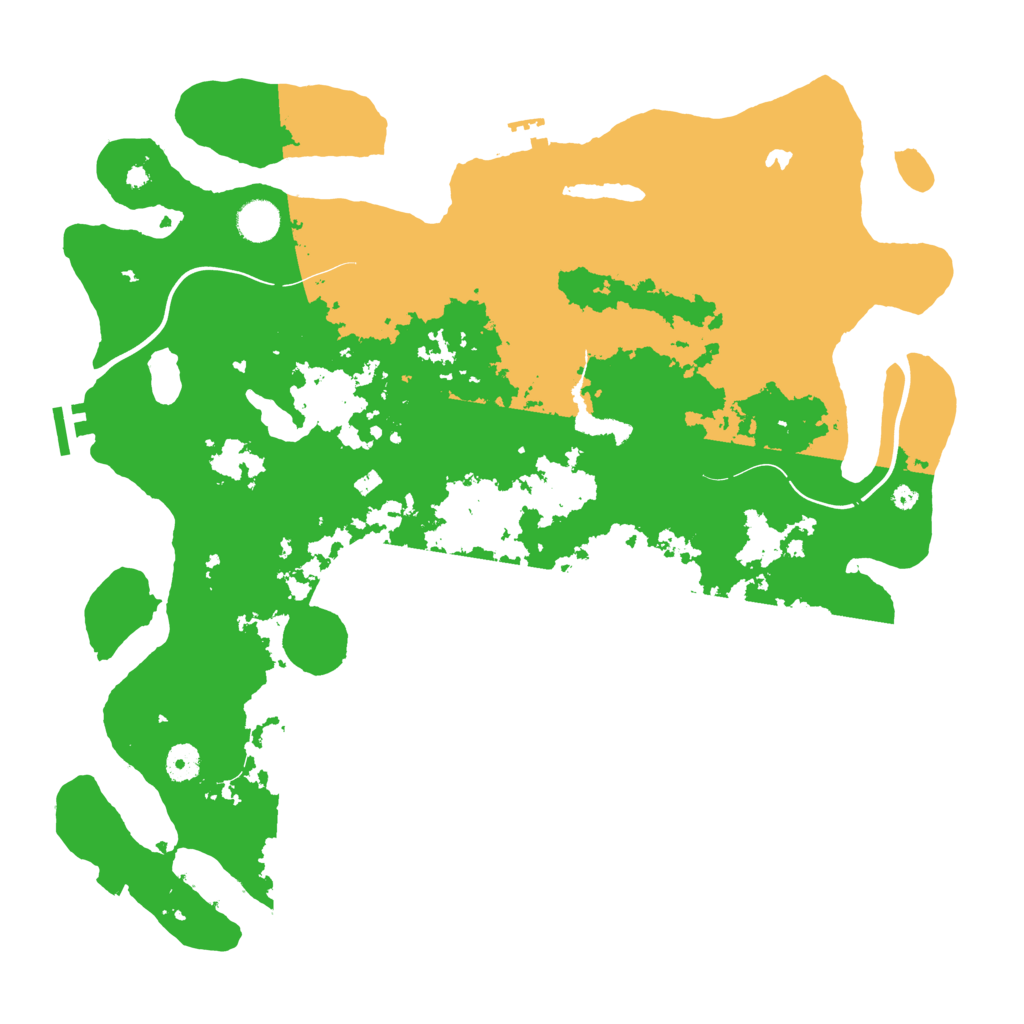 Biome Rust Map: Procedural Map, Size: 4255, Seed: 1146097963