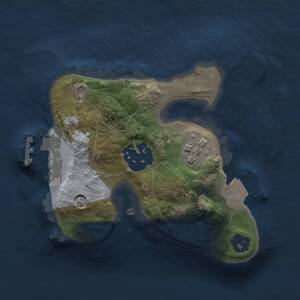 Thumbnail Rust Map: Procedural Map, Size: 1600, Seed: 1550477054, 4 Monuments