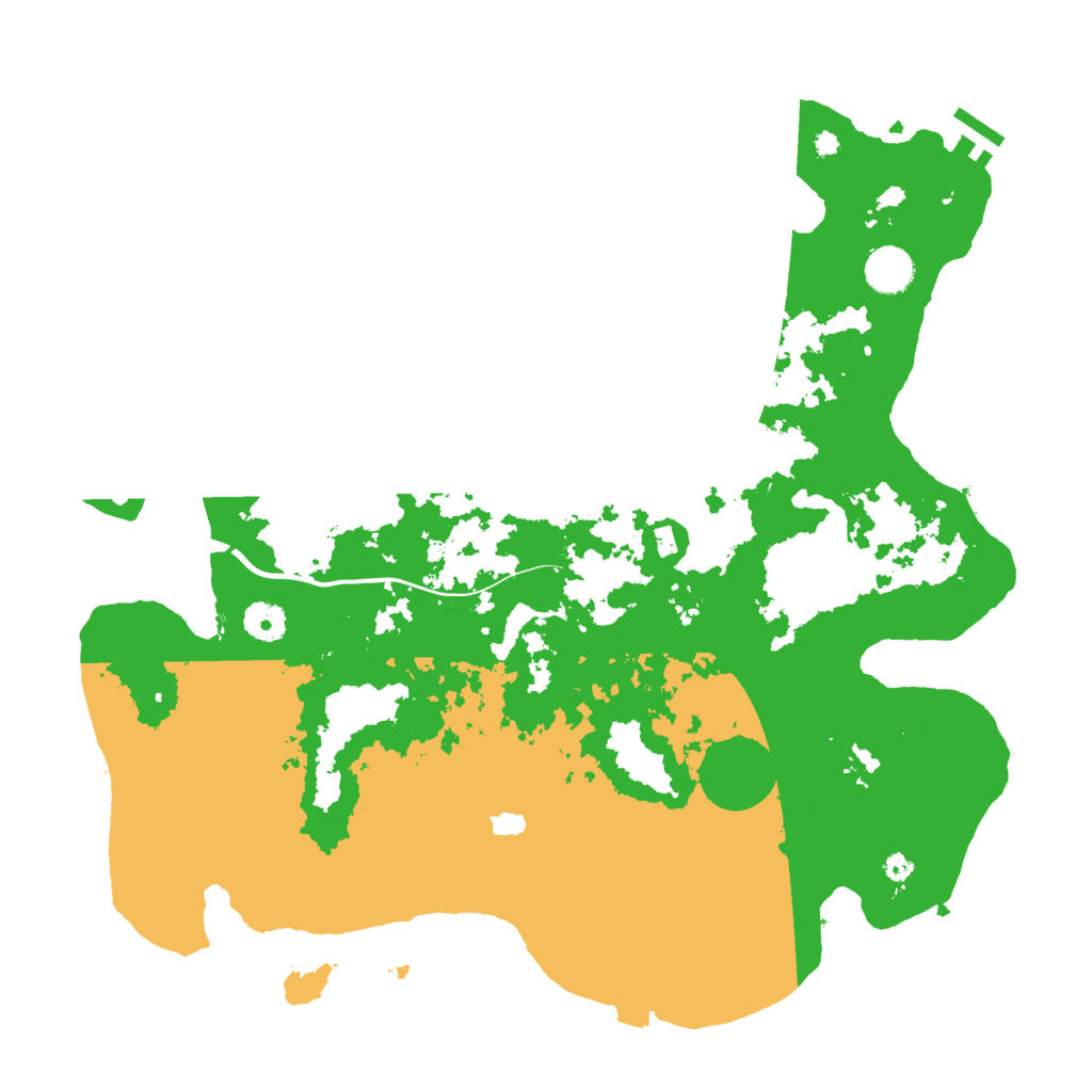 Biome Rust Map: Procedural Map, Size: 4000, Seed: 502016