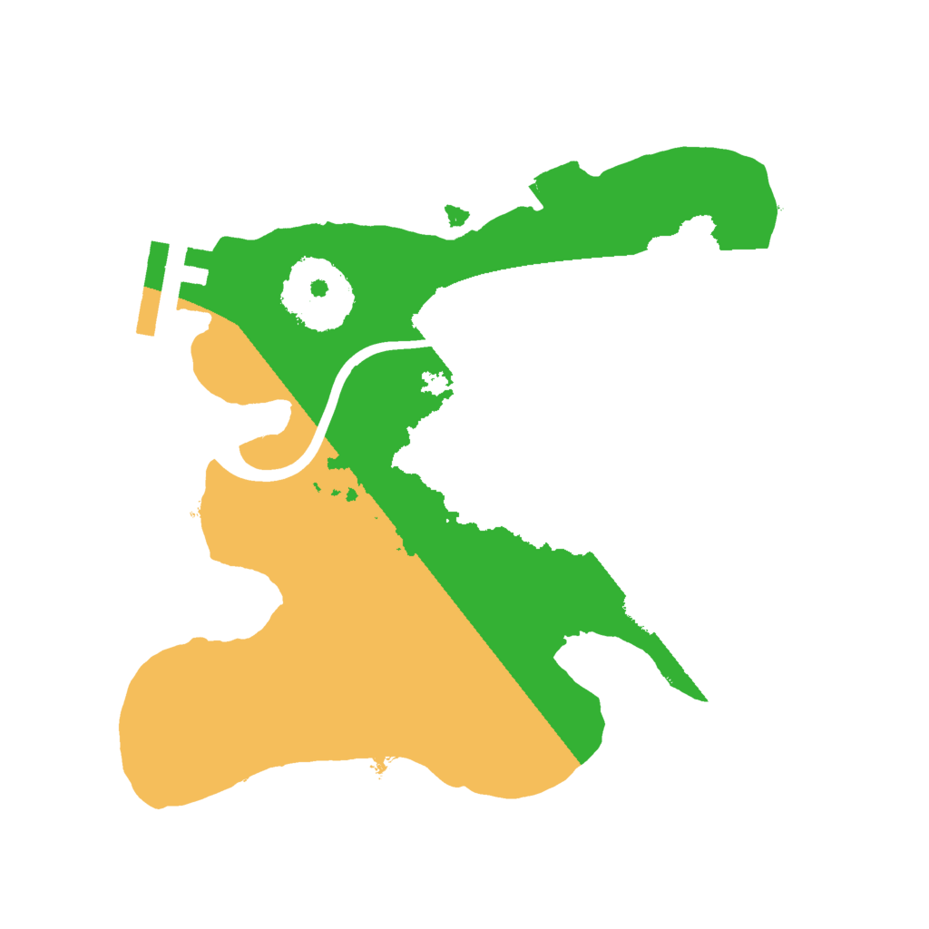 Biome Rust Map: Procedural Map, Size: 2000, Seed: 65533