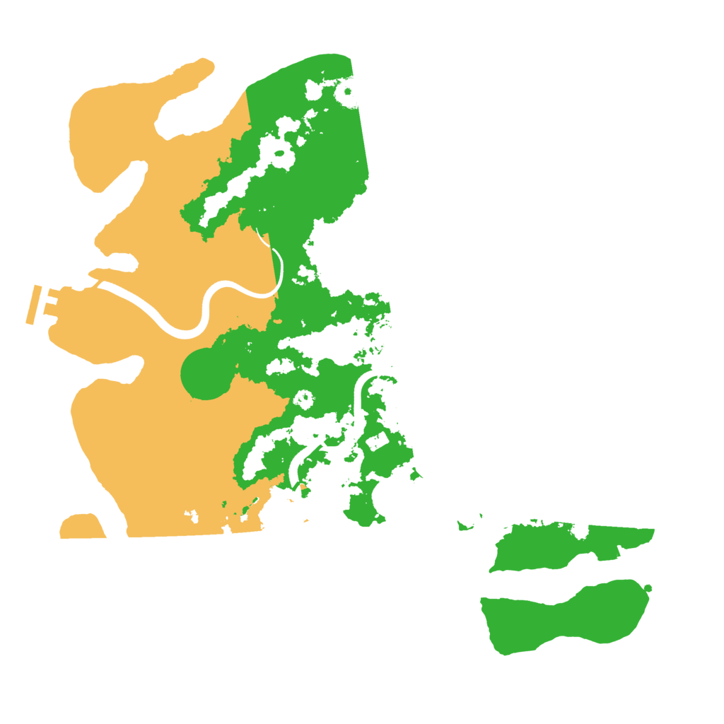 Biome Rust Map: Procedural Map, Size: 3700, Seed: 317582461