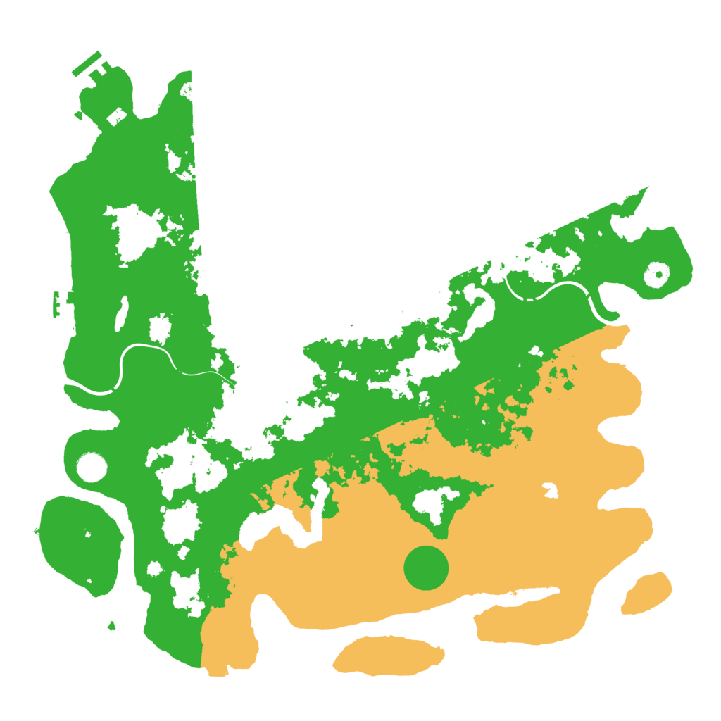 Biome Rust Map: Procedural Map, Size: 4250, Seed: 2097024351
