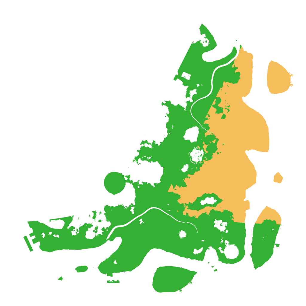 Biome Rust Map: Procedural Map, Size: 3750, Seed: 152377171