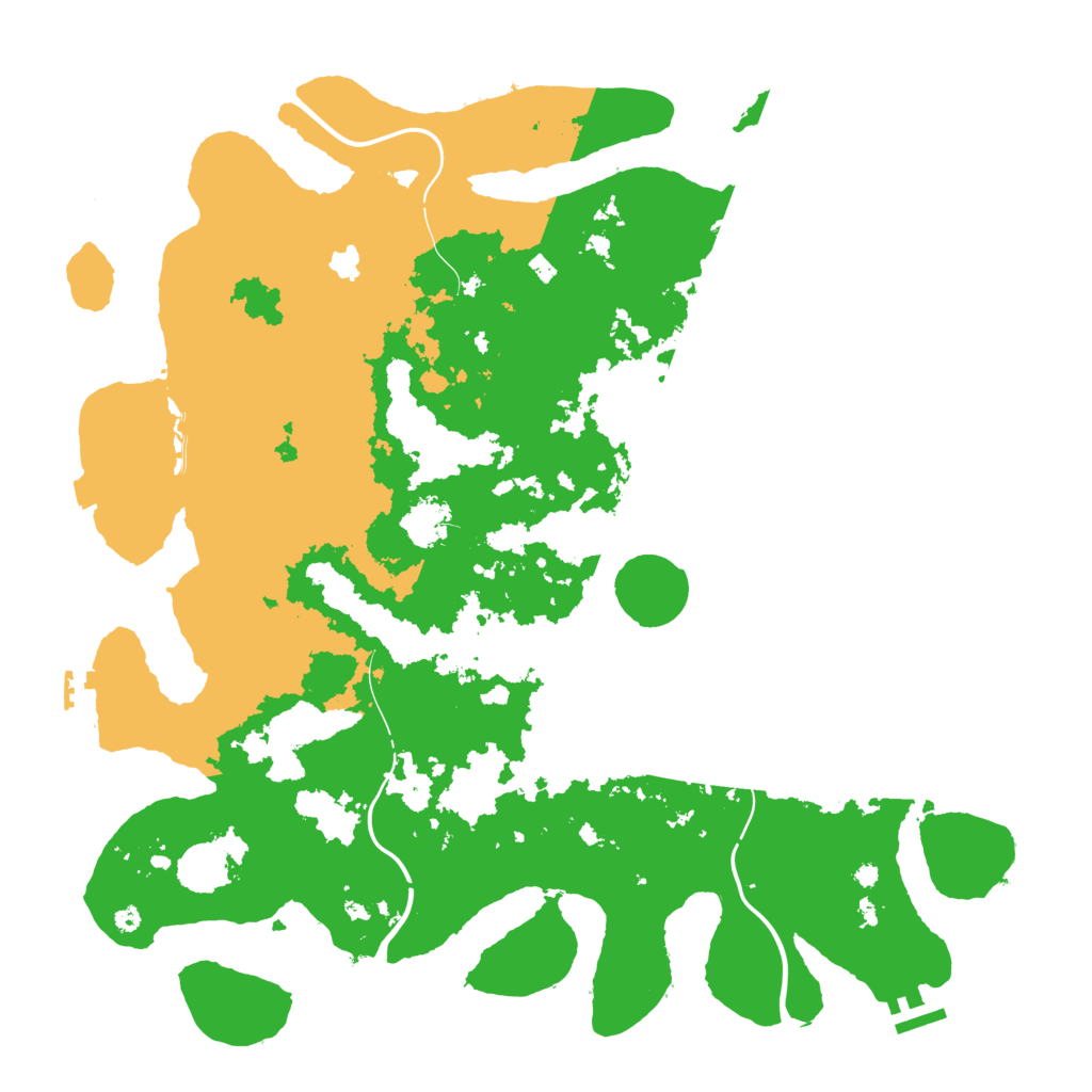 Biome Rust Map: Procedural Map, Size: 4250, Seed: 991227227